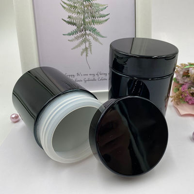 100ml Empty Food Grade Black Protein Powder Bottle Sport Nutrition Supplement