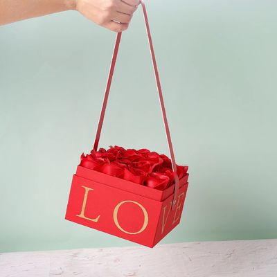 Luxury  Flower Base And Lip Packaging  Boxes For Bouquets  Gift Paper Flower Box