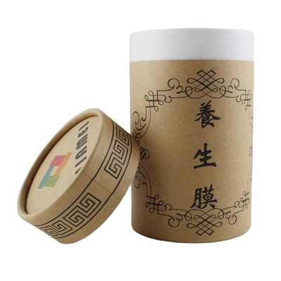 Food Grade Tea Paper Tube Packaging  Tea Cardboard Cylinder Container