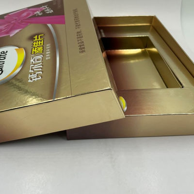 Hot Sale Professional Paperboard Custom UV Paper Box Luxury Design Rigid Calcium Tablet Gift Box