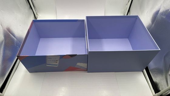 Blue Innovative Biodegradable Packaging Large Lid And Base Clothing Gift Box