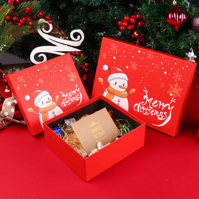 Lid And Base Box Innovative Biodegradable Packaging Luxury Christmas Eve Box