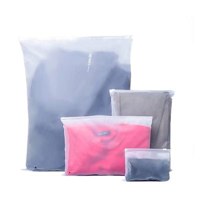 Matte Frosted Innovative Biodegradable Packaging T Shirt Swimwear Zip Lock Bag