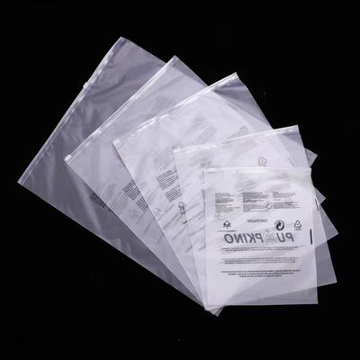 Matte Frosted Innovative Biodegradable Packaging T Shirt Swimwear Zip Lock Bag