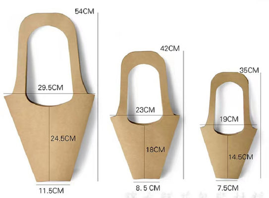 Flower Store Hanging Shopping Bags Flower Portable Packaging Bag