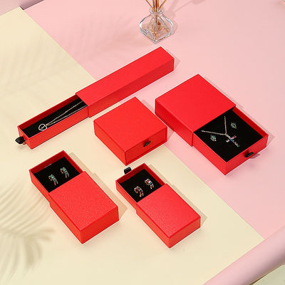 Cross Border Jewelry Box Ring Necklace Ear Accessories Packaging Box 2mm