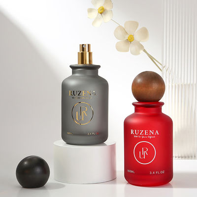 Unique Design 30ml 50ml 100ml Round Small Custom Refillable Empty Spray Glass Perfume Packaging Bottle with Box Luxury