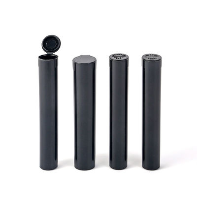 Custom Pop Top Plastic Pop Black Pop Tubes Squeeze Sides Tube Heat Transfer Printing Labeling Child Resistant Bottle Tubes