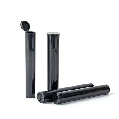 Custom Pop Top Plastic Pop Black Pop Tubes Squeeze Sides Tube Heat Transfer Printing Labeling Child Resistant Bottle Tubes