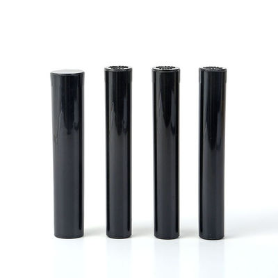 Custom Pop Top Plastic Pop Black Pop Tubes Squeeze Sides Tube Heat Transfer Printing Labeling Child Resistant Bottle Tubes