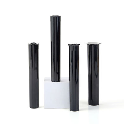 Custom Pop Top Plastic Pop Black Pop Tubes Squeeze Sides Tube Heat Transfer Printing Labeling Child Resistant Bottle Tubes
