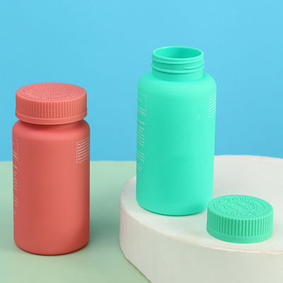Screen Printing Empty 75cc 80cc 100cc 150cc 175cc Medicine Bottle PET Soft Touch Matte Plastic Pill Bottle with CRCcap